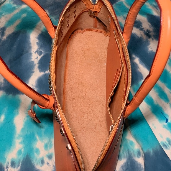 REBECCA MINKOFF STUDDED LEATHER TOTE *seen on PLL* - Picture 6 of 8